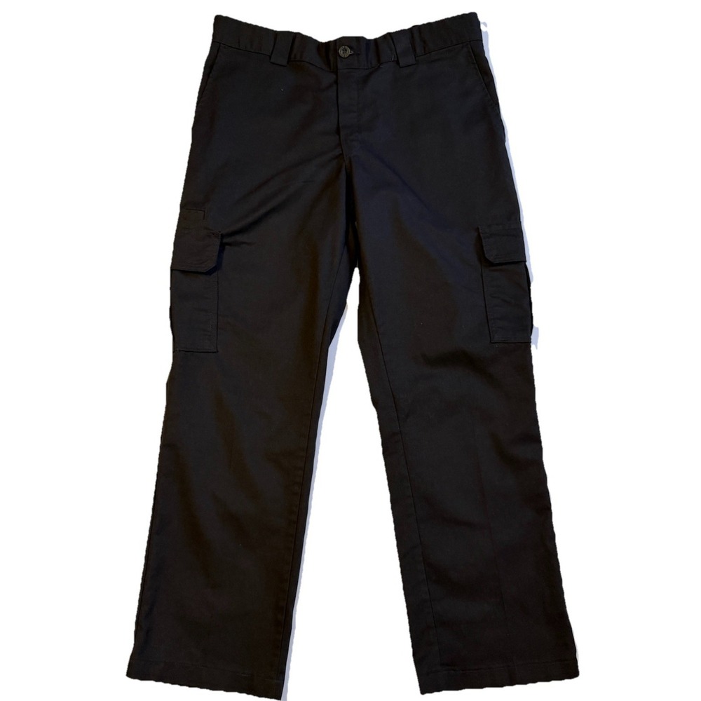 Dickies FLEX Cargo Pants Mens 36x30 Black Regular Straight Workwear Utility